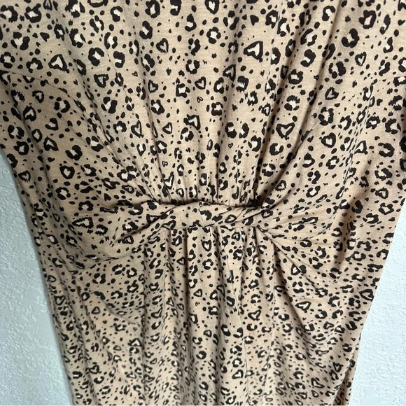 Aerie Knot Front Printed T-Shirt Dress - Picture 5 of 11